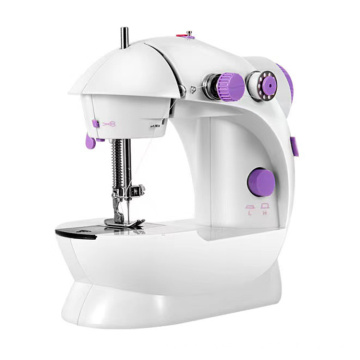 Adjustable needle pitch automatic household mini sewing machine